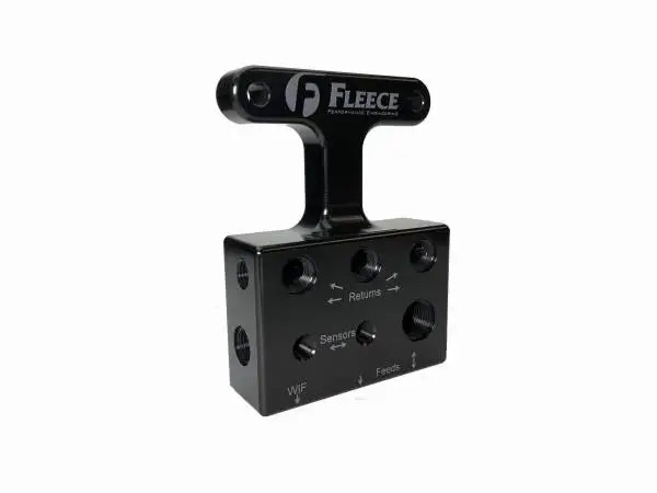Fleece Performance 03-07 Dodge 5.9L / 07.5-09 6.7L Cummins 3rd Gen Fuel Distribution Block image 3