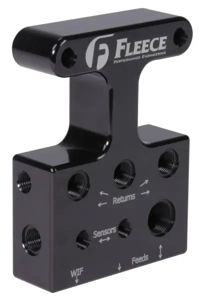 Fleece Performance 07.5-09 Dodge 6.7L Cummins 3rd Gen Fuel Distribution Block image 2