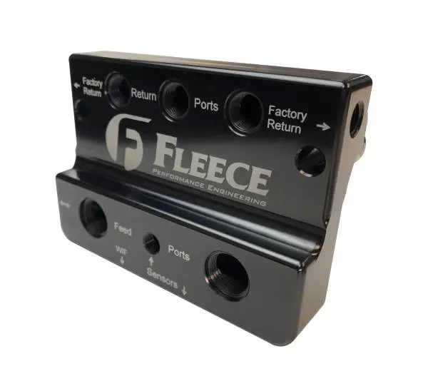 Fleece Performance 10-12 Dodge 6.7L Cummins 4th Gen Fuel Distribution Block
