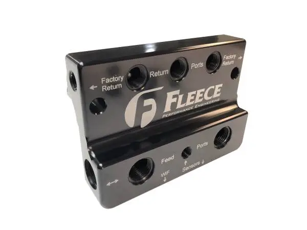 Fleece Performance 10-12 Dodge 6.7L Cummins 4th Gen Fuel Distribution Block image 3
