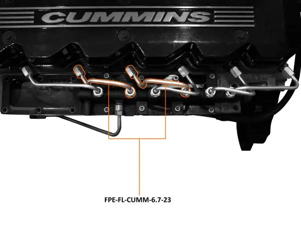 Fleece Performance 07.5-18 Dodge Ram 2500/3500 6.7L Cummins Fuel Injection Line (2 & 3) image 3