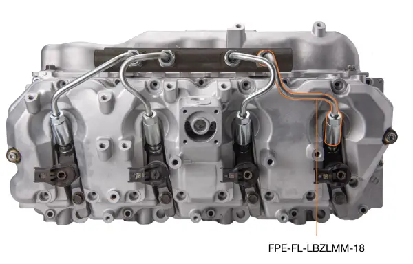 Fleece Performance 06-10 GM 2500/3500 Duramax LBZ/LMM High Pressure Injection Line (No. 1 & 8) image 2