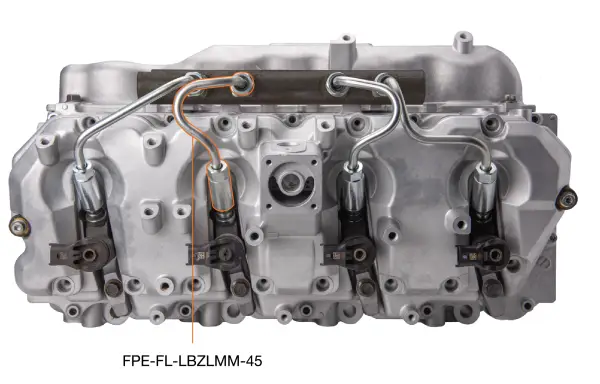 Fleece Performance 06-10 GM 2500/3500 Duramax LBZ/LMM High Pressure Injection Line (No. 4 & 5) image 2