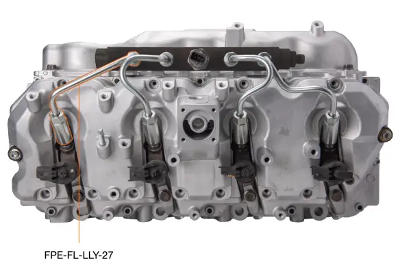 Fleece Performance 04.5-05 GM 2500/3500 Duramax LLY High Pressure Injection Line (No. 2 & 7) image 2