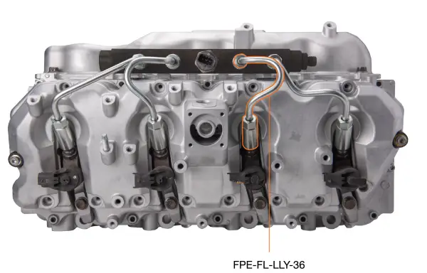 Fleece Performance 04.5-05 GM 2500/3500 Duramax LLY High Pressure Injection Line (No. 3 & 6) image 2