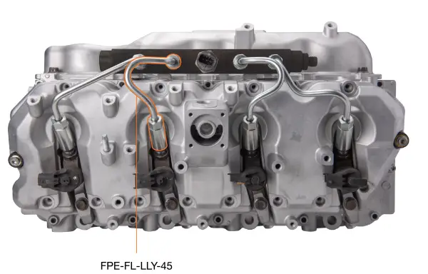 Fleece Performance 04.5-05 GM 2500/3500 Duramax LLY High Pressure Injection Line (No. 4 & 5) image 2