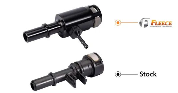 Fleece Performance 11-16 Ford F250-650 6.7L Powerstroke Injector Return Line Repair Fitting (5 Pack) image 6