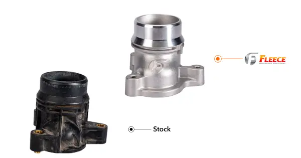 Fleece Performance 11-25 Ford F-250/F-350/F-450 6.7L Power Stroke Thermostat Housing Upgrade image 6