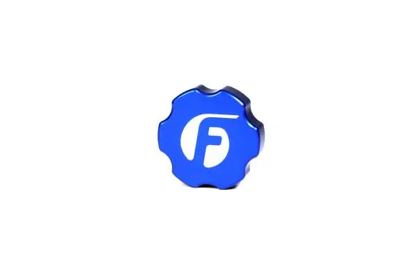 Fleece Performance 03-20016 Cummins Billet Oil Cap Cover - Blue image 2