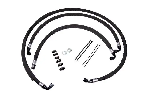 Fleece Performance 17-19 GM Duramax 2500/3500 Heavy Duty Transmission Cooler lines