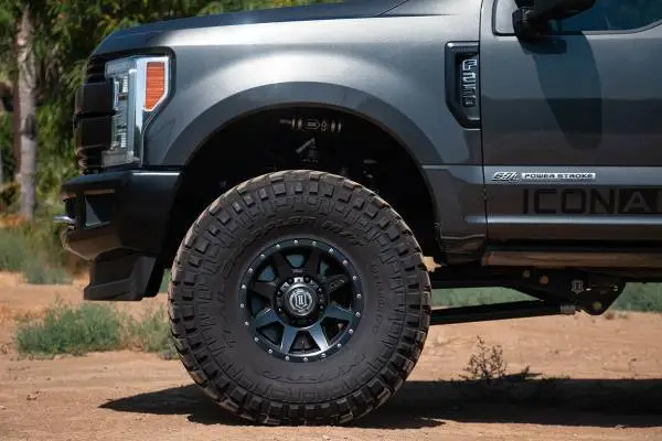 ICON 2017+ Ford Super Duty 4 Link Frame Bracket Kit image 2