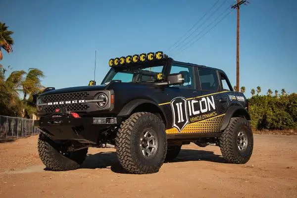 ICON 2021+ Ford Bronco Billet Rear Upper Adjustable Link Kit image 5
