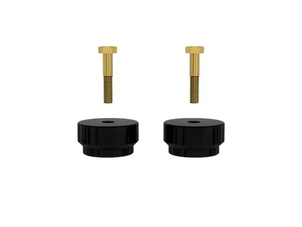 ICON 05-22 Ford Super Duty 1in Front Bump Stop Spacer Kit