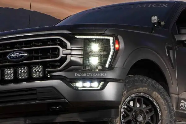 Diode Dynamics 21-23 Ford F-150 Elite Fog Lamps - White image 2