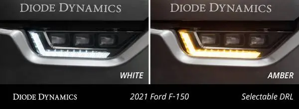 Diode Dynamics 21-23 Ford F-150 Elite Fog Lamps - Yellow image 6