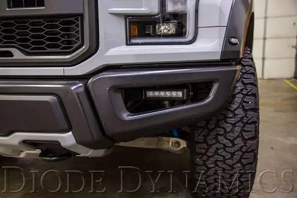 Diode Dynamics 17-19 Ford Raptor SS Fog Kit 12.0 In - Amber Driving image 2
