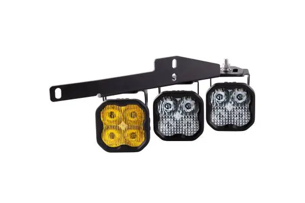 Diode Dynamics 17-20 Ford Raptor SS3 LED Fog Light Kit - Yellow Sport image 4