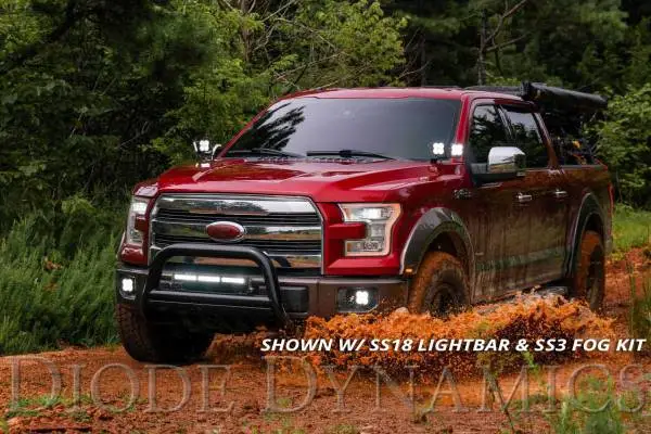 Diode Dynamics 15-20 Ford F-150/Raptor Pro SS3 LED Ditch Light Kit - Yellow Combo image 5