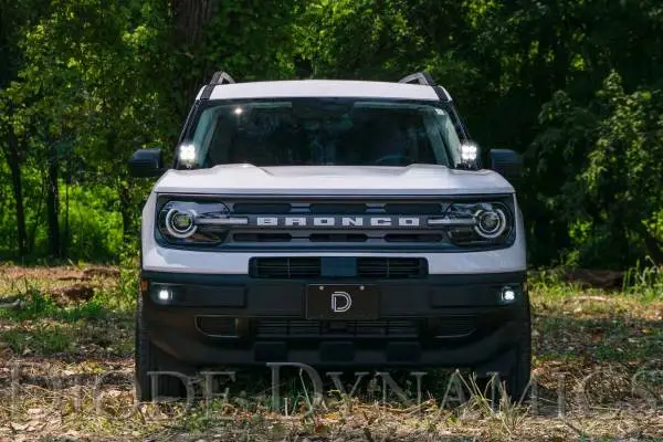 Diode Dynamics 2021 Ford Bronco Sport Stage Series 2in LED Ditch Light Kit - Sport Yellow Combo image 4