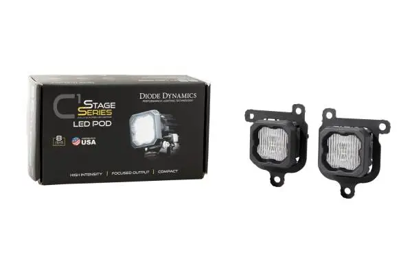Diode Dynamics SSC1 Type FBS LED Fog Light Kit - Yellow SAE Fog image 4