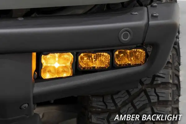 Diode Dynamics 2021 Ford Bronco Stage Series Fog Pocket Kit - White Pro image 5