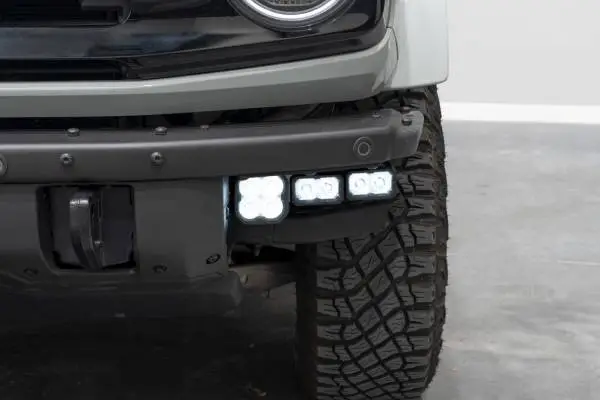 Diode Dynamics 2021 Ford Bronco Stage Series Fog Pocket Kit - White Pro image 7