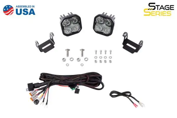 Diode Dynamics 2021 Ford Bronco SS3 LED Ditch Light Kit - Pro White Combo image 6