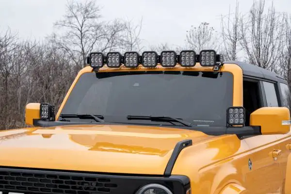 Diode Dynamics Bronco SS5 Sport CrossLink Windshield - White Combo Lightbar Kit image 3