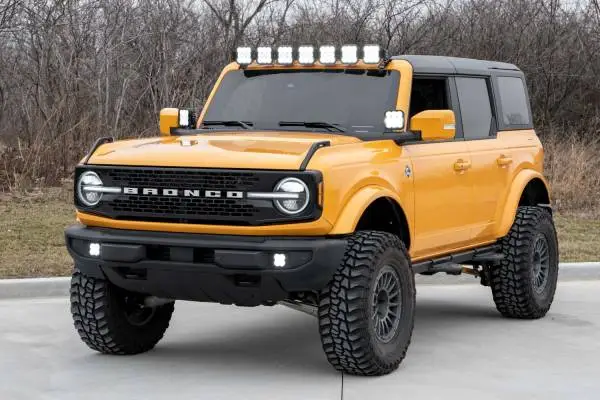 Diode Dynamics Bronco SS5 Sport CrossLink Windshield - Yellow Combo Lightbar Kit image 4