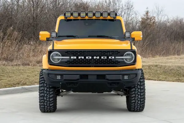 Diode Dynamics Bronco SS5 Pro CrossLink Windshield - Yellow Combo Lightbar Kit image 5