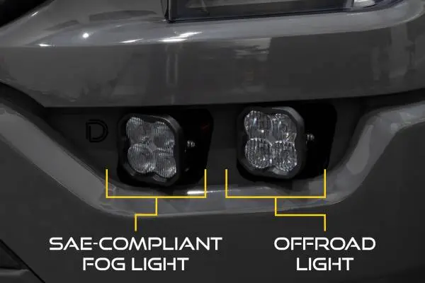 Diode Dynamics 21-22 Ford F-150 SS3 LED Fog Pocket Kit - Yellow Max image 7