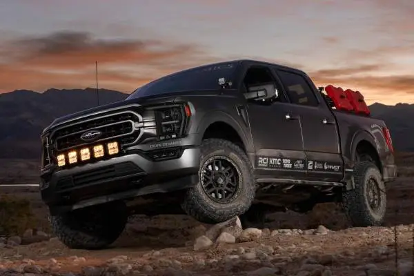 Diode Dynamics 21-22 Ford F-150 SS5 Grille CrossLink Lightbar Kit - Sport - White Combo image 6