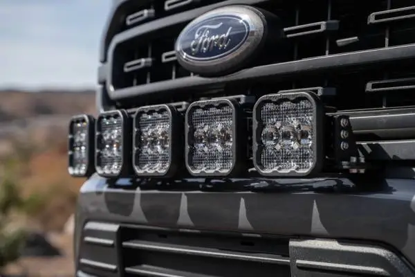 Diode Dynamics 21-22 Ford F-150 SS5 Grille CrossLink Lightbar Kit- Yellow Pro Combo image 3