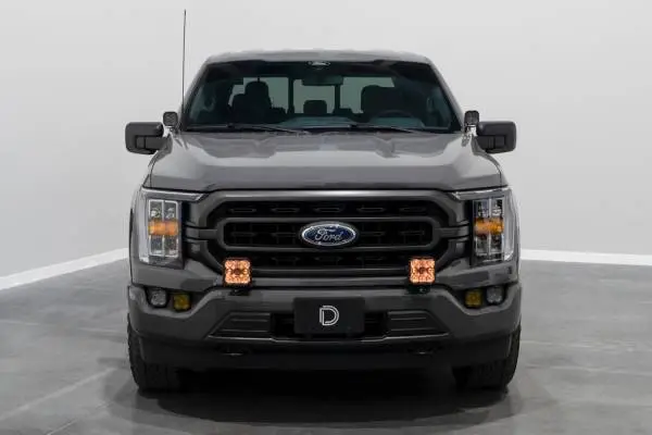 Diode Dynamics 21-22 Ford F-150 SS5 Bumper LED Pod Light Kit - Sport Yellow Driving image 5