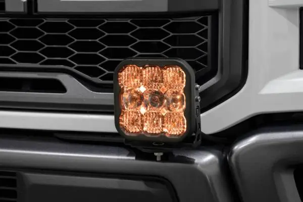 Diode Dynamics 17-20 Ford Raptor SS5 Bumper LED Pod Light Kit - Pro White Combo image 2