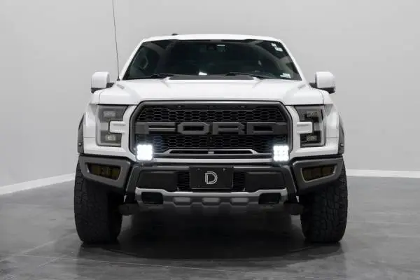 Diode Dynamics 17-20 Ford Raptor SS5 Bumper LED Pod Light Kit - Pro White Driving image 2