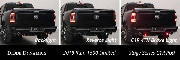 Diode Dynamics Stage Series Reverse Light Kit for 2019-PresentRam C1 Pro image 6