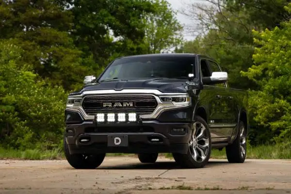 Diode Dynamics SS5 Grille CrossLink Lightbar Kit for 2019-Present Ram - Sport Yellow Combo image 4