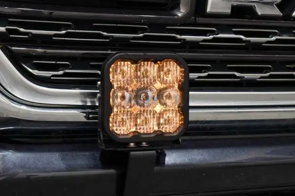 Diode Dynamics SS5 Bumper LED Pod Light Kit for 2019-Present Ram Sport - White Driving image 3