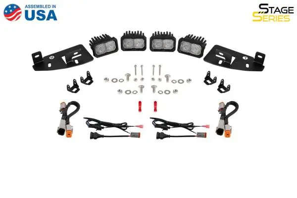 Diode Dynamics SSC2 LED Fog Pocket Kit for 2019-Present Ram - White Sport image 7