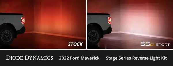 Diode Dynamics 2022+ Ford Maverick C1 Sport Stage Series Reverse Light Kit image 6
