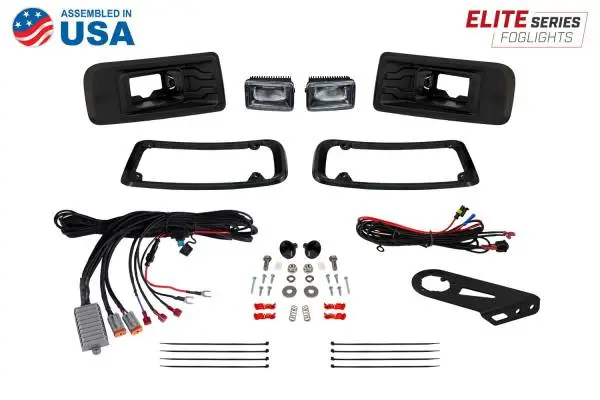 Diode Dynamics 2022+ Ford Maverick Elite Series Add-On LED Fog Light Kit Yellow image 9
