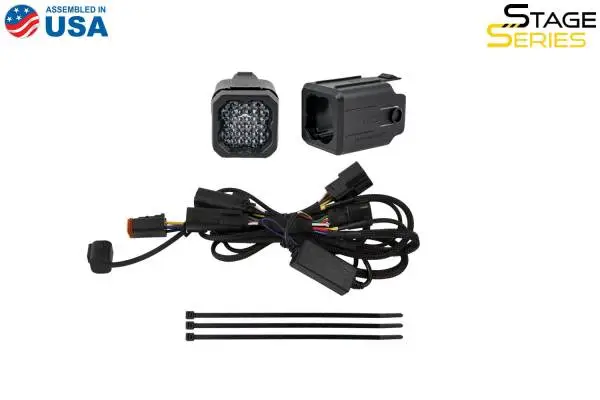 Diode Dynamics 23-24 Chevrolet Colorado Hitch Mount LED Pod Reverse Kit C1R image 7