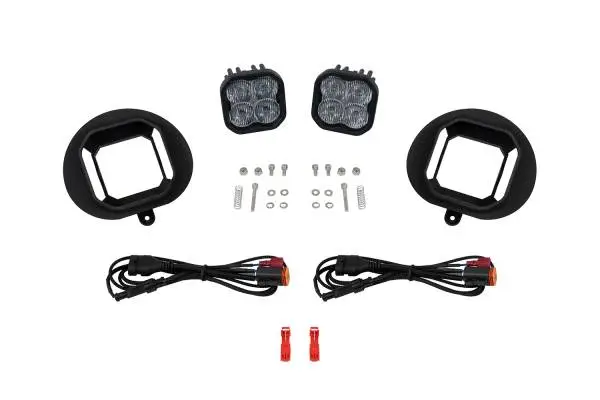 Diode Dynamics SS3 Max Type 2003 Sierra Kit ABL White SAE Fog
