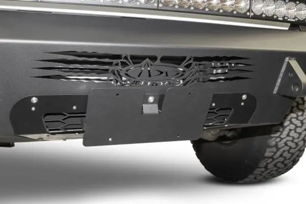 Addictive Desert Designs 17-18 Ford F-150 Raptor Front License Plate Bracket image 2