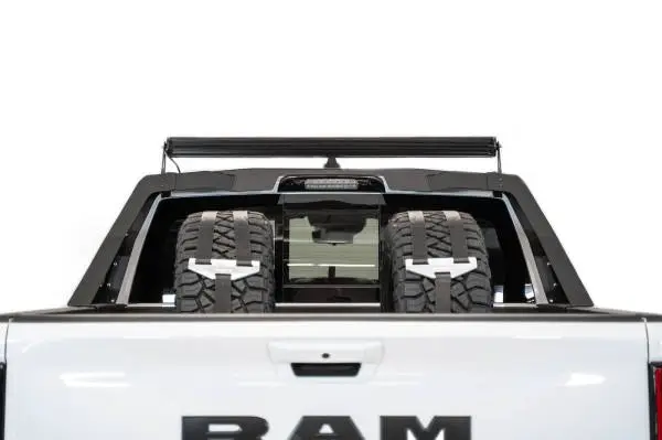 Addictive Desert Designs 2021 Dodge Ram 1500 TRX Stealth Fighter Chase Rack - Hammer Black image 3