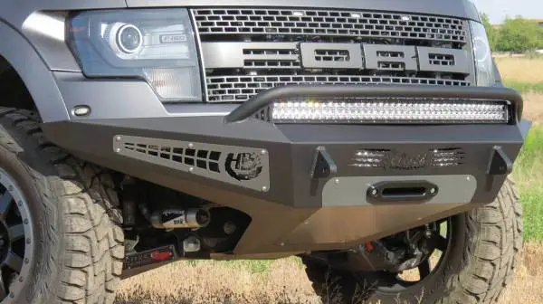 Addictive Desert Designs 10-14 Ford F-150 Raptor HoneyBadger Front Bumper w/ Winch Mount image 3