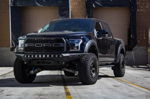 Addictive Desert Designs 17-18 Ford F-150 Raptor Stealth Fighter Front Bumper image 2