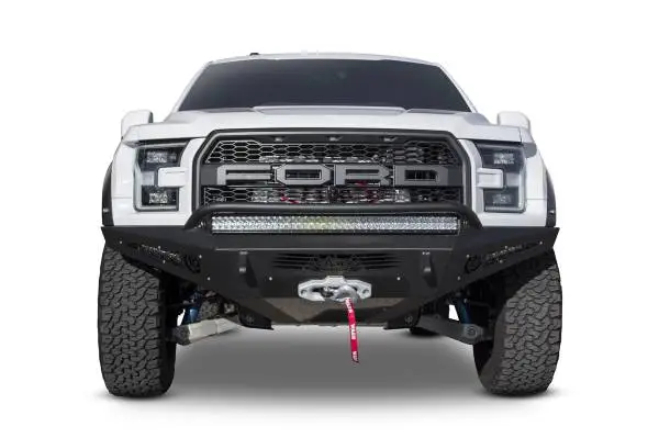 Addictive Desert Designs 17-18 Ford F-150 Raptor HoneyBadger Front Bumper w/ Winch Mount image 5