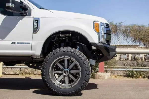 Addictive Desert Designs 17-18 Ford F-250 Super Duty Stealth Fighter Front Bumper w/ Winch Mounts image 4